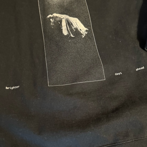 Ariana Grande Eternal Sunshine: Brighter Days Ahead Black Crewneck Sweatshirt - Picture 8 of 11